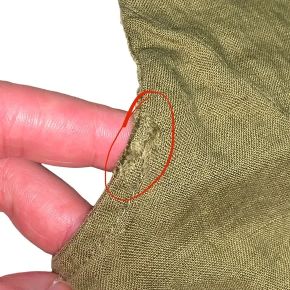 Zara Woman Buttoned Sleeveless Maxi Dress Large Lightweight V Neck Lagenlook - Picture 15 of 15